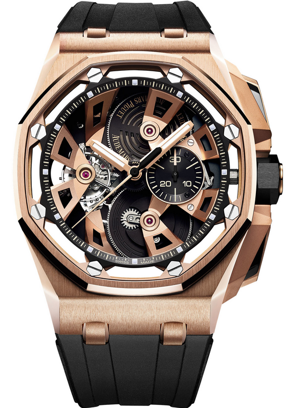 AAA Replica Audemars Piguet Royal Oak Offshore Tourbillon Chronograph Watch 26421OR.OO.A002CA.01